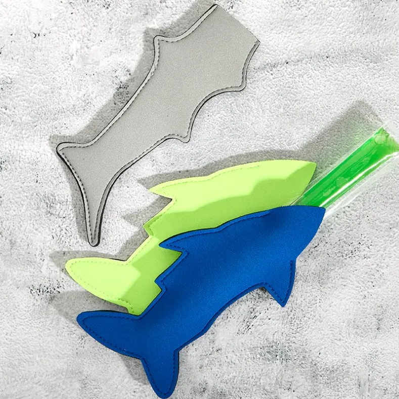 Mermaid Tail or Shark Frozen Treat Holders Set of 3