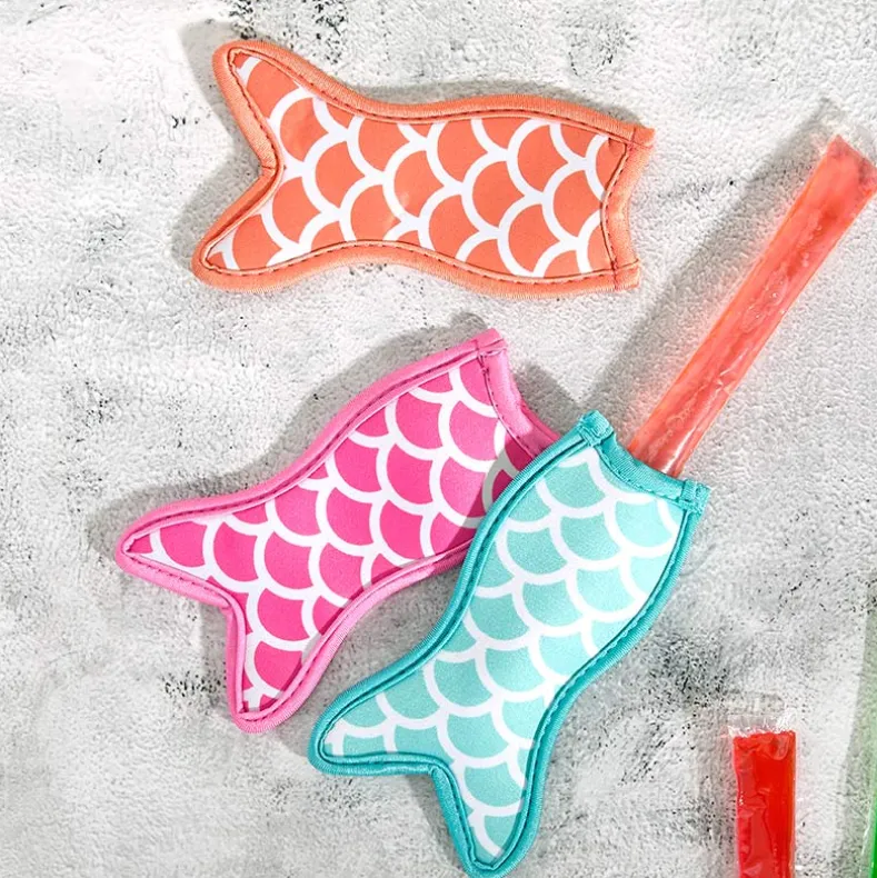 Mermaid Tail or Shark Frozen Treat Holders Set of 3