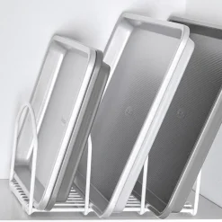 Metal Bakeware & Cutting Board Organizer