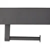 Metal Bathroom Toilet Paper and Wipe Holder - Adhesive or Wall Mount