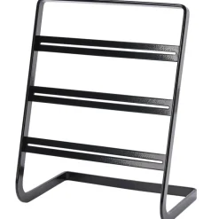 Metal Earring Holder Black or White
