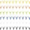 Metal Office Paper & Binder Clips in Multicolor - Set of 60