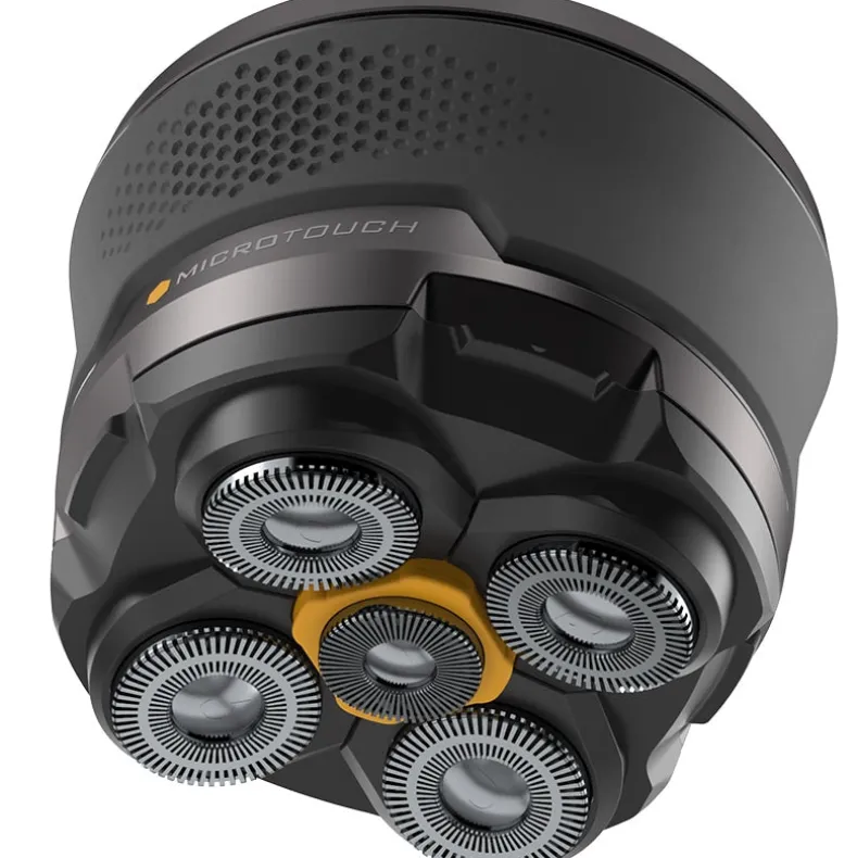 Microtouch Titanium Head Shaver With 5 Flexible Heads Cordless