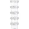Mini Plastic Seasoning and Spice Jar Set with Carrier Bag