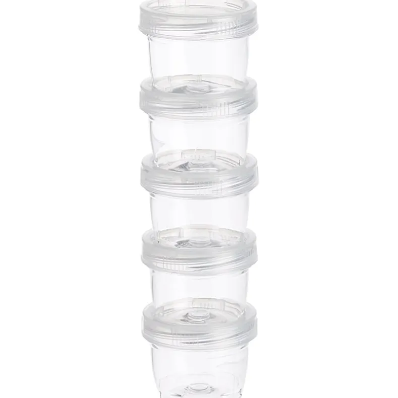 Mini Plastic Seasoning and Spice Jar Set with Carrier Bag