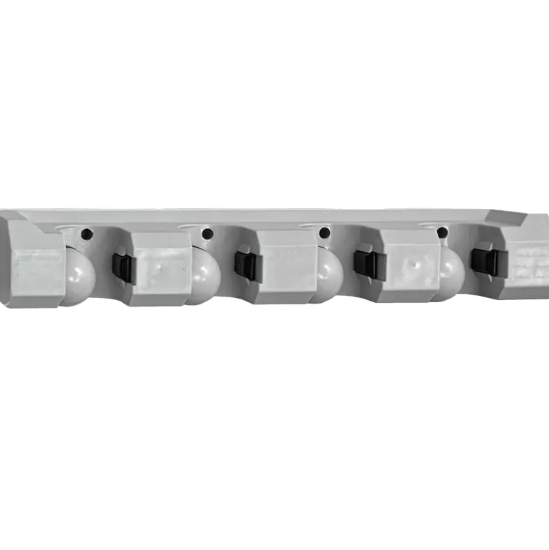 Mop & Broom Wall Mounted Storage Organizer Rack - 4 Slots