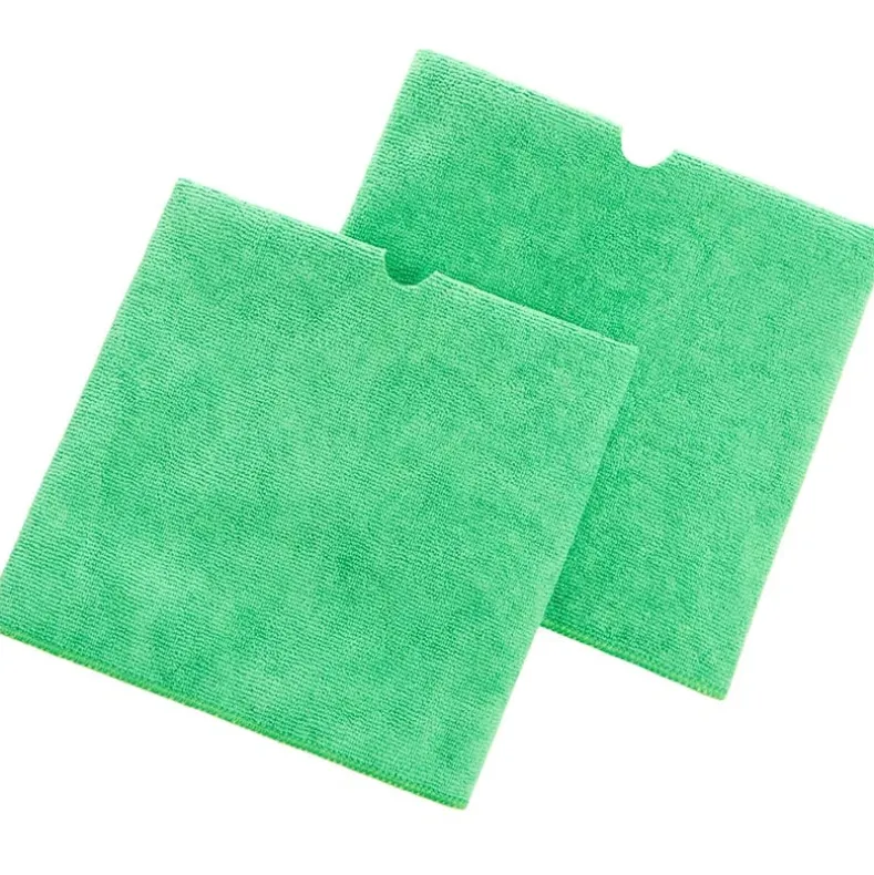 Mop Cape Microfiber, Attach To Any Pole Handle Cleaner Set Of 2