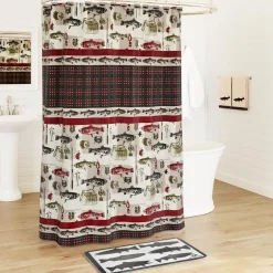 Mossy Oak Ghillie Shower Curtain with Buttonholes