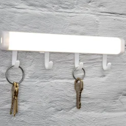 Motion Sensor Cordless LED Night Light With Hooks for Closet, Hallway