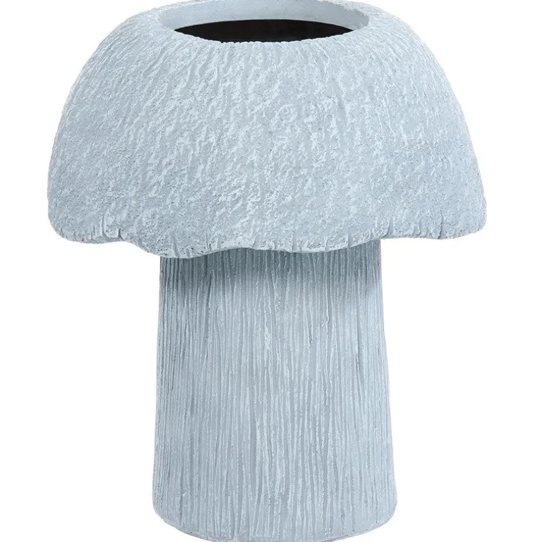Mushroom Planter Gray Large Medium or Small Garden