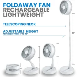My Foldaway™ Rechargeable Fan - Compact and Portable Cooling Solution