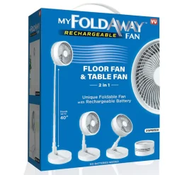 My Foldaway™ Rechargeable Fan - Compact and Portable Cooling Solution