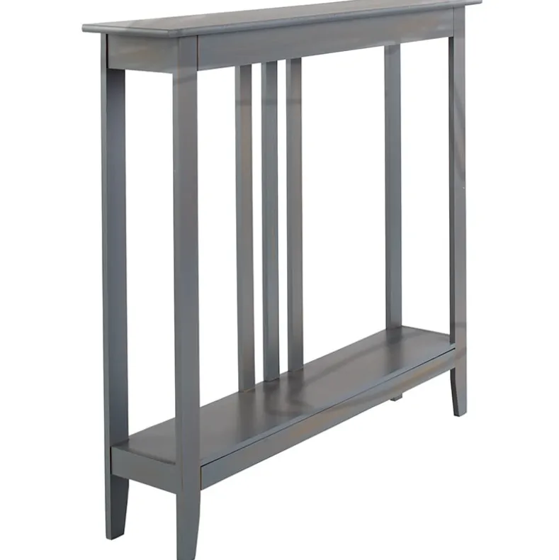Narrow Entryway Wood Console Accent Table