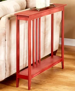 Narrow Entryway Wood Console Accent Table