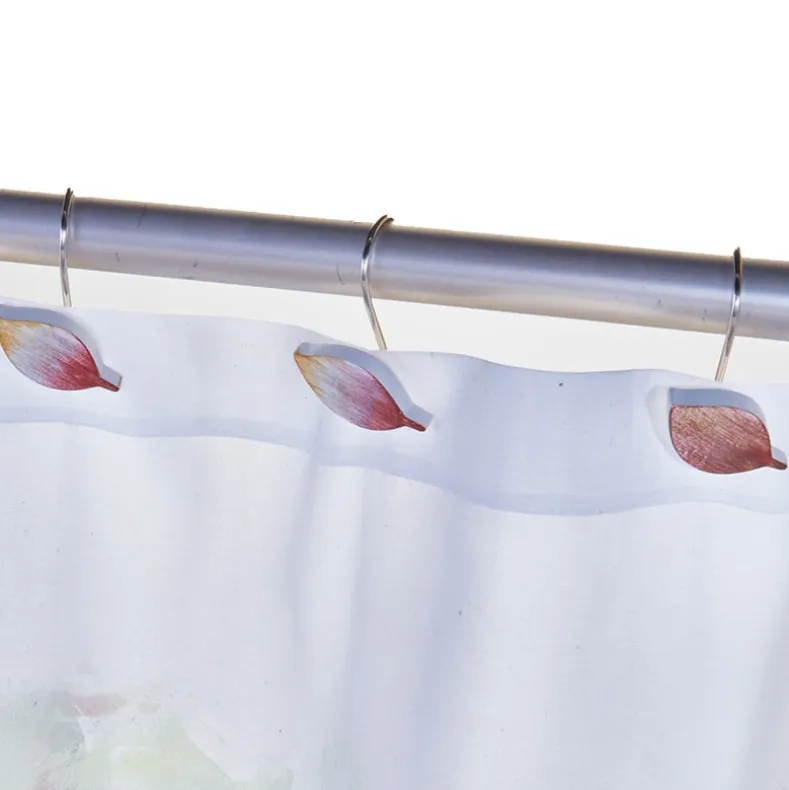 Nature Watercolor Toothbrush Holder or Shower Hooks Set of 12