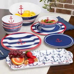 Nautical Melamine Dinnerware Collection