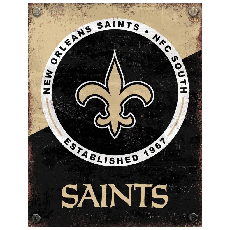 NFL Established Year Metal Sign