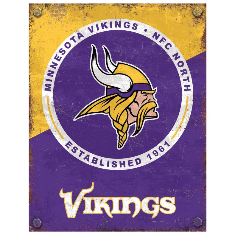 NFL Established Year Metal Sign