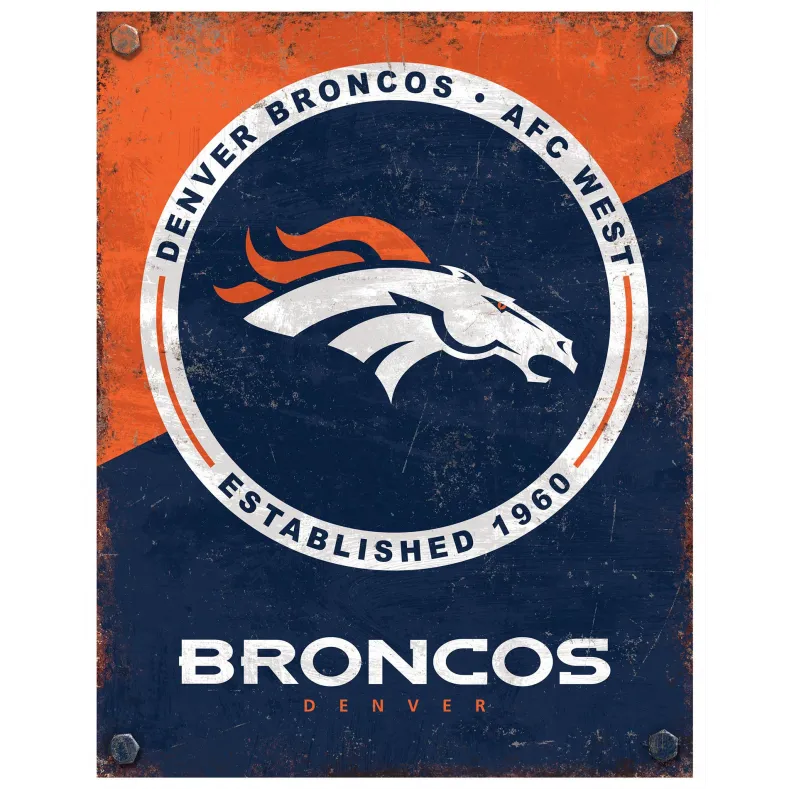 NFL Established Year Metal Sign