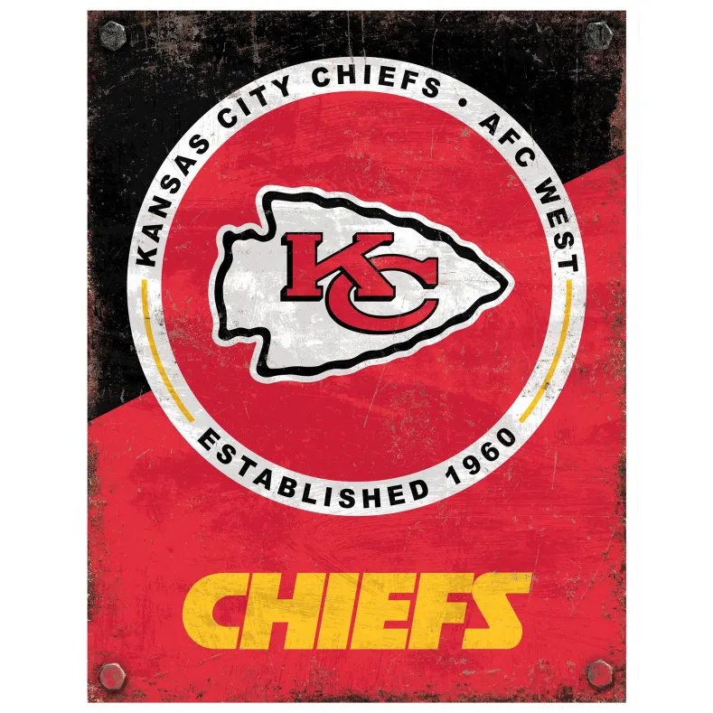NFL Established Year Metal Sign