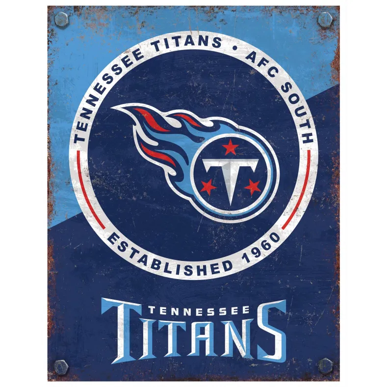 NFL Established Year Metal Sign