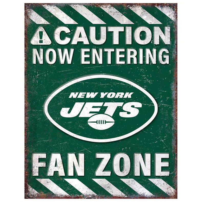 NFL Fan Zone Metal Sign