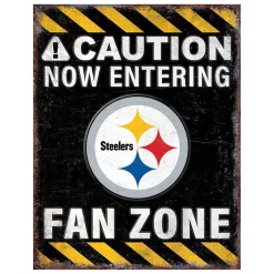 NFL Fan Zone Metal Sign