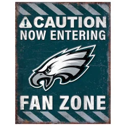 NFL Fan Zone Metal Sign