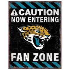 NFL Fan Zone Metal Sign