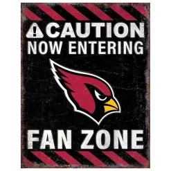 NFL Fan Zone Metal Sign