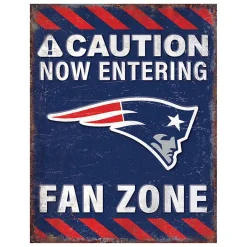 NFL Fan Zone Metal Sign