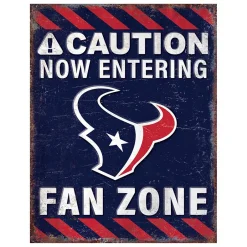 NFL Fan Zone Metal Sign