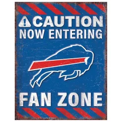 NFL Fan Zone Metal Sign