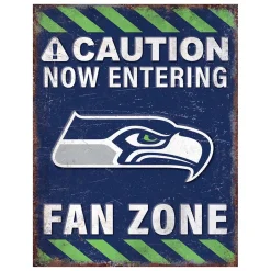 NFL Fan Zone Metal Sign
