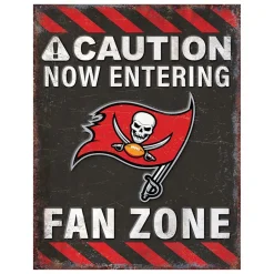 NFL Fan Zone Metal Sign