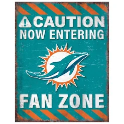 NFL Fan Zone Metal Sign