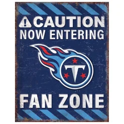 NFL Fan Zone Metal Sign