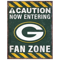 NFL Fan Zone Metal Sign