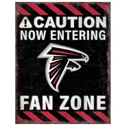 NFL Fan Zone Metal Sign