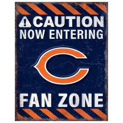 NFL Fan Zone Metal Sign