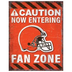NFL Fan Zone Metal Sign
