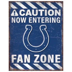 NFL Fan Zone Metal Sign