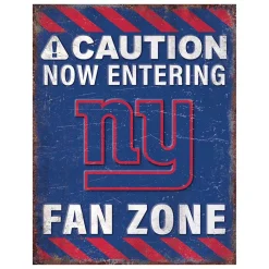 NFL Fan Zone Metal Sign