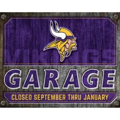 NFL Garage Metal Sign