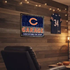 NFL Garage Metal Sign