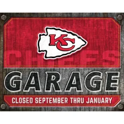 NFL Garage Metal Sign