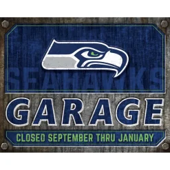 NFL Garage Metal Sign