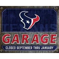 NFL Garage Metal Sign