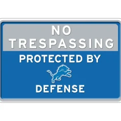 NFL No Trespassing Metal Sign