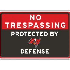 NFL No Trespassing Metal Sign